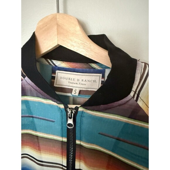 Double D Ranch Sheer Jacket, Southwest, MultiColor, Size Small, Full Zip - Picture 2 of 4